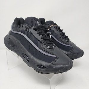 Adidas Oznova Running Shoes Mens 6 Black Lace Up Sneakers Logo Gym Fitness